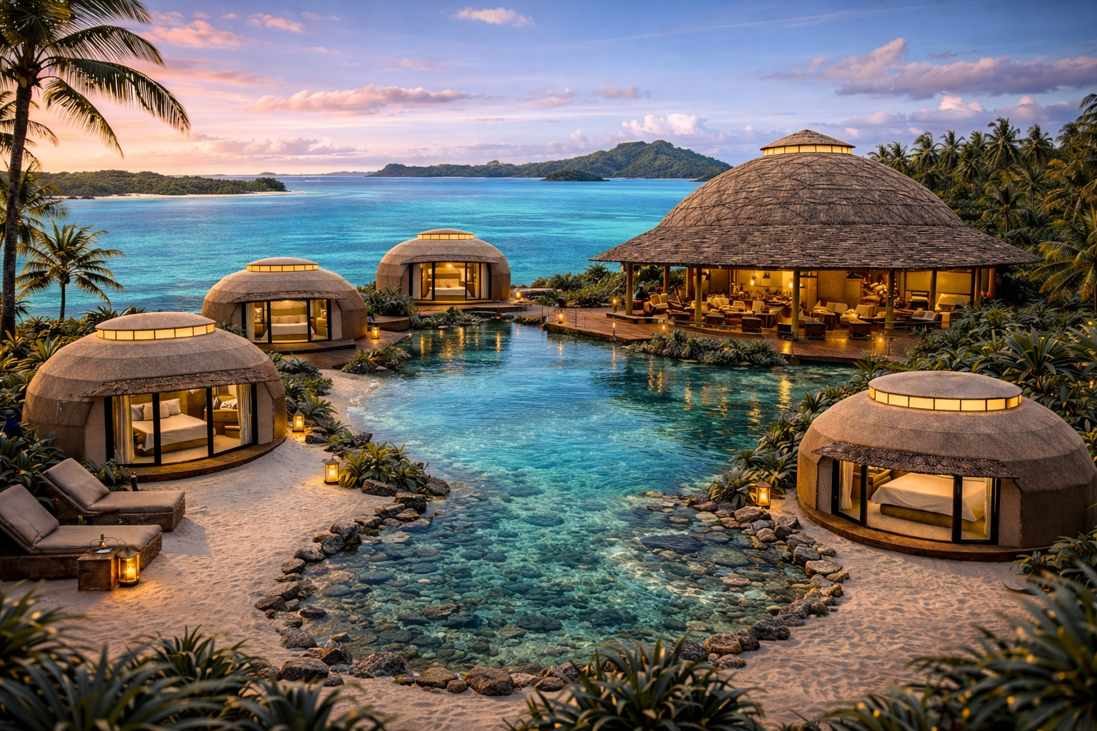 Ecolodge bord de mer