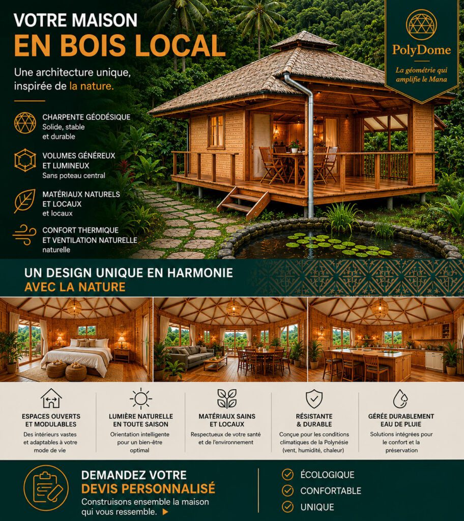 Fare pentagone en pandanus