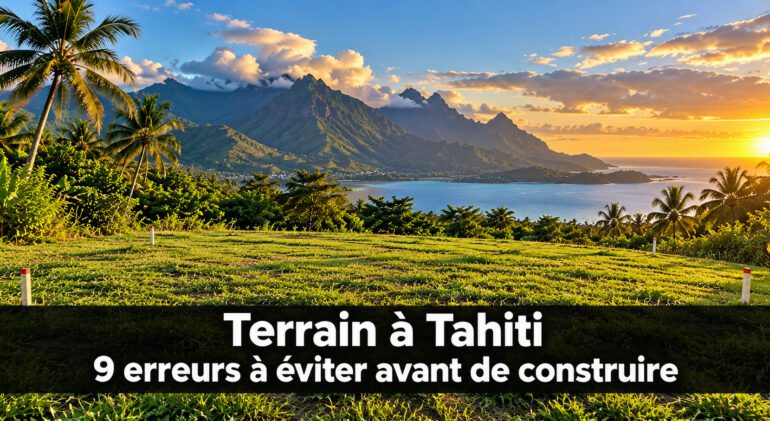 Terrain à tahiti - 9 erreurs à éviter avant de construire